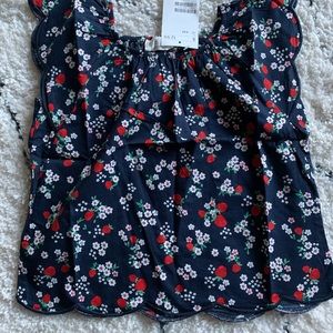 H&M girls floral top